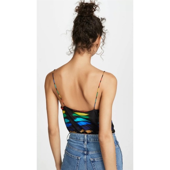 🎀SOLD🎀Alice + Olivia Harmon Rainbow Tie Dye Tank - Picture 2 of 8